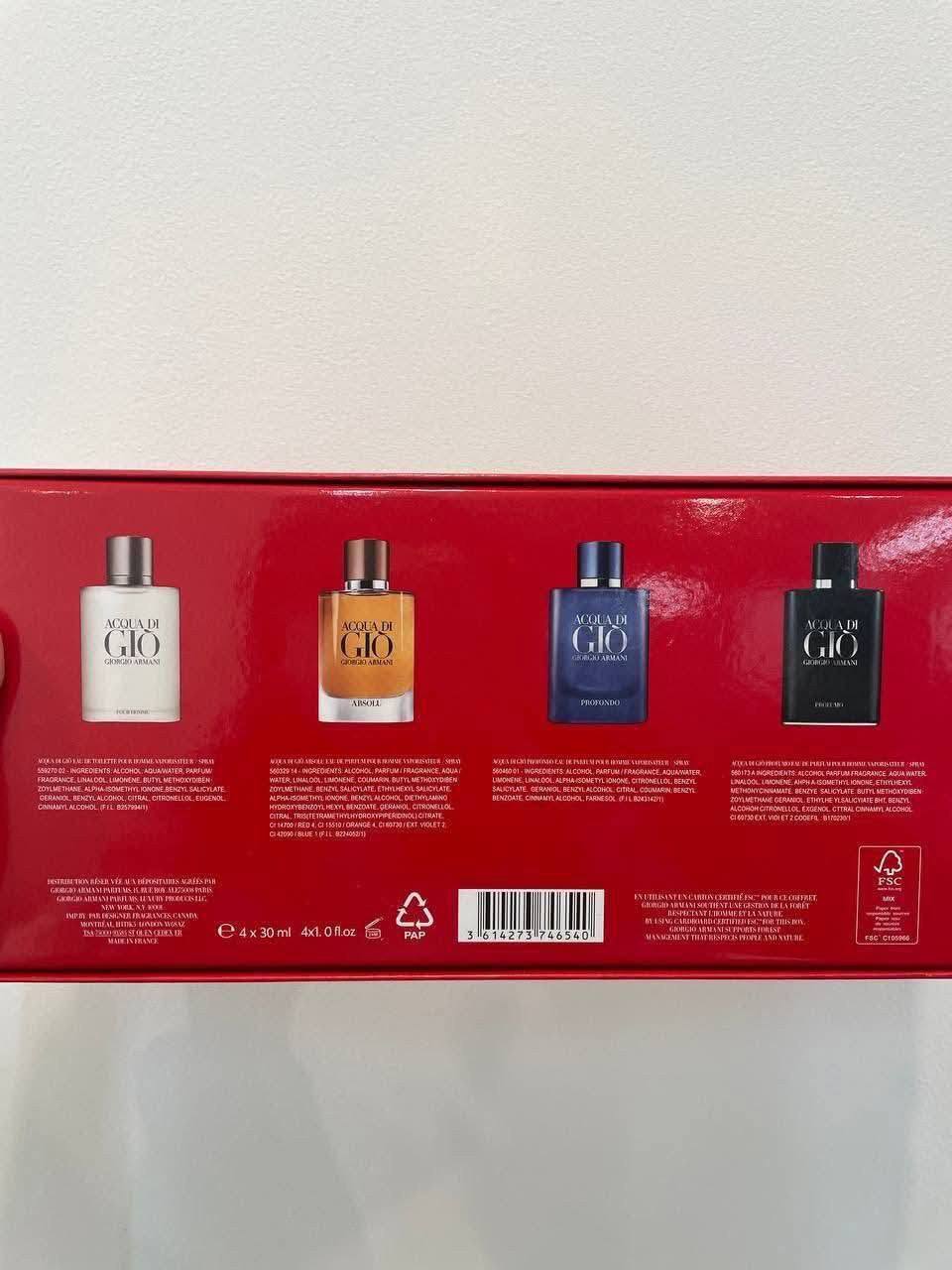 Giorgio Armani Acqua di Giò Discovery Set | 4 x 30ml